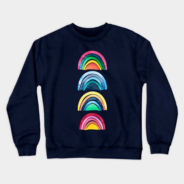 Rainbows Crewneck Sweatshirt by Gingerlique